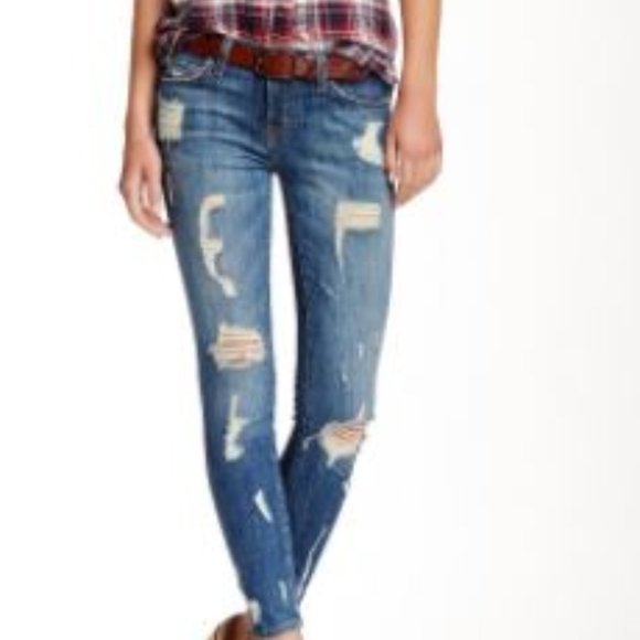 Current/Elliot Jeans Jodie Stiletto Blue Size 26 - Picture 13 of 13